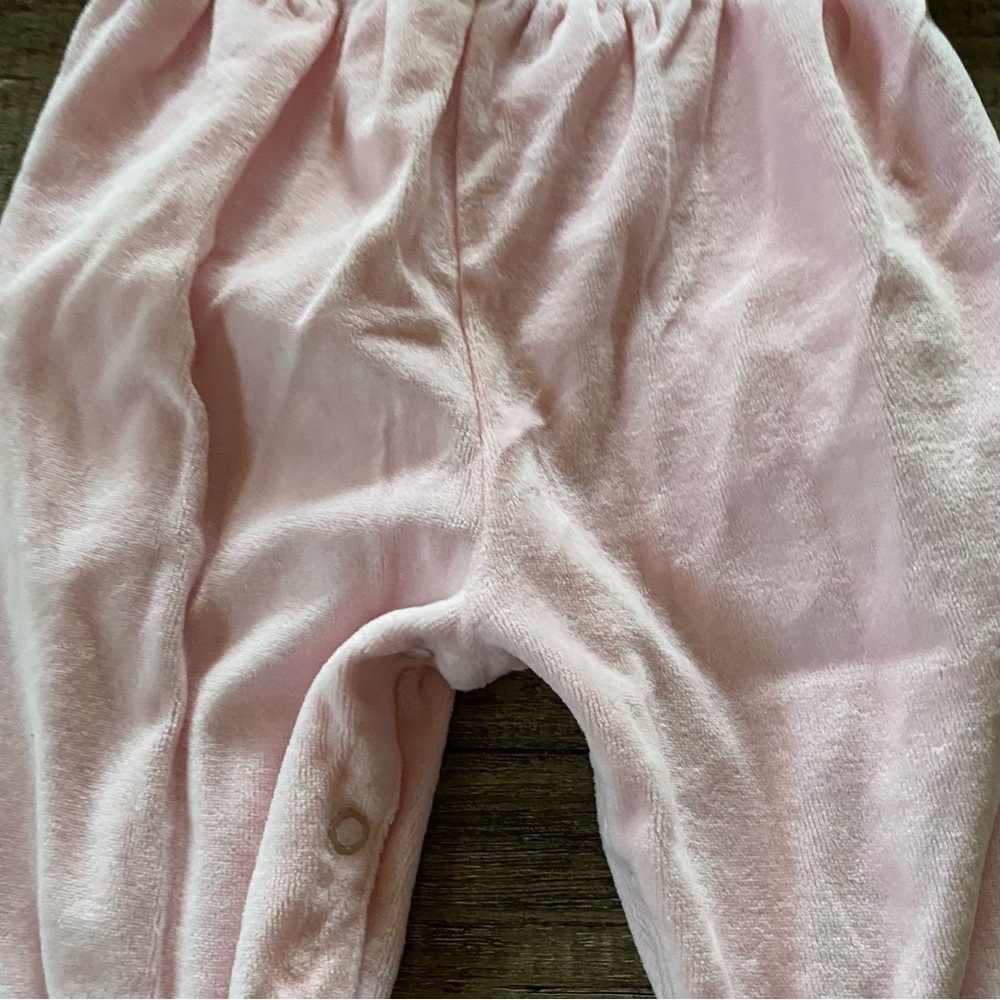 Vintage Carter’s Pink Terri Footie Pajama Sleeper for Baby Girl Size 3 months - Picture 3 of 13